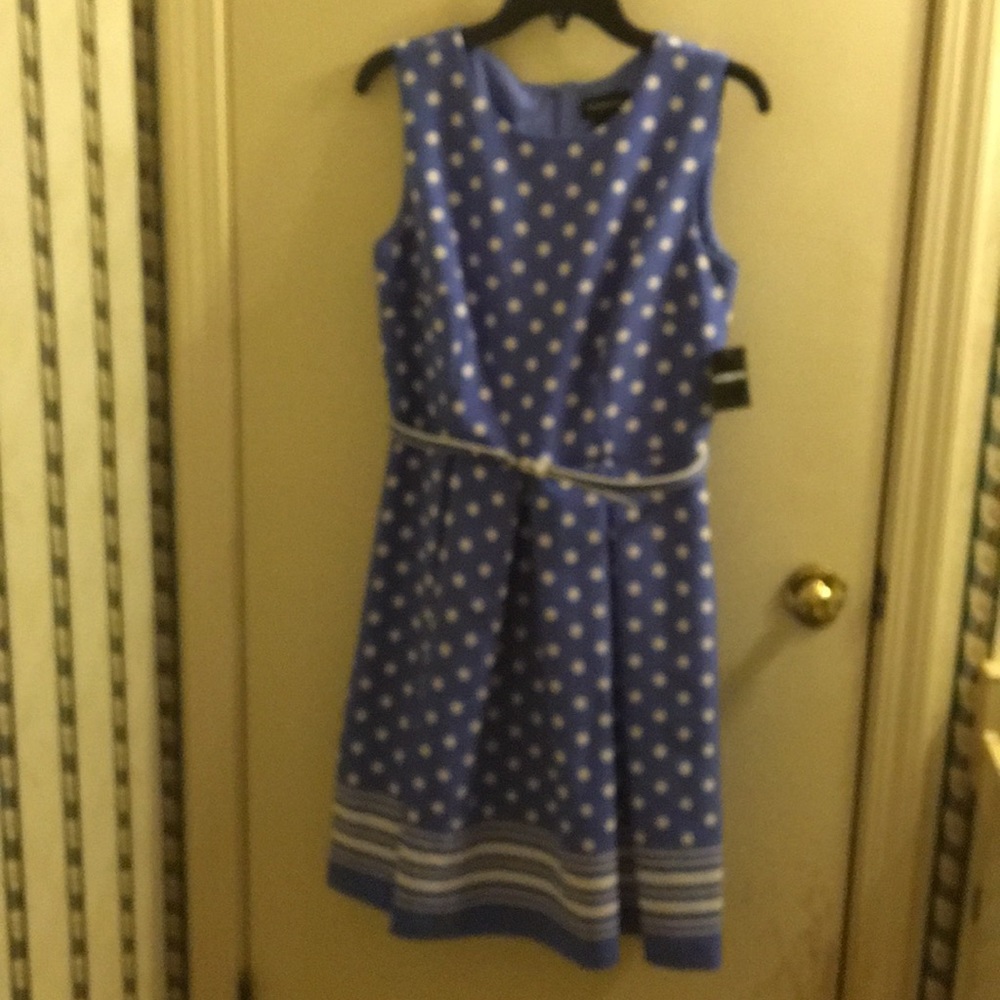 summer dress (ivory/periwinkle) 💐